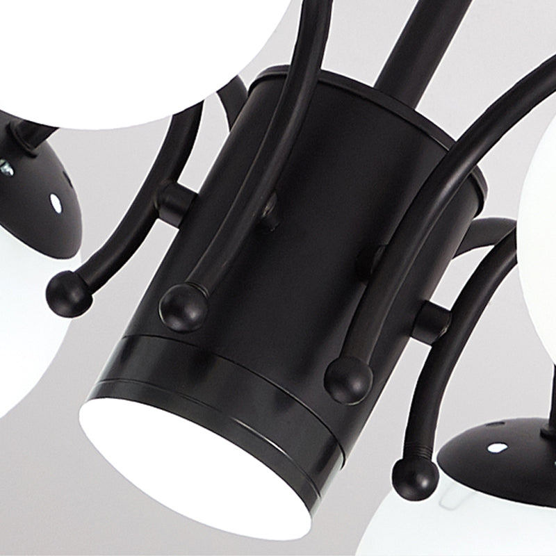 Modern Chandelier Light Fixtures Metal Global Hanging Lamp for Dining Room