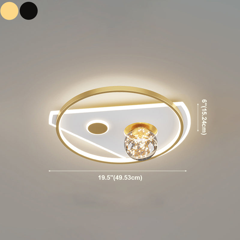 Gypsophila moderne plafondverlichting Metalen LED-plafondverlichtingsarmaturen voor inbouw