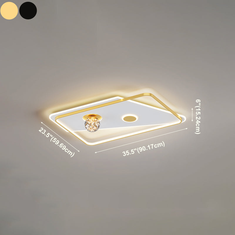 Gypsophila moderne plafondverlichting Metalen LED-plafondverlichtingsarmaturen voor inbouw