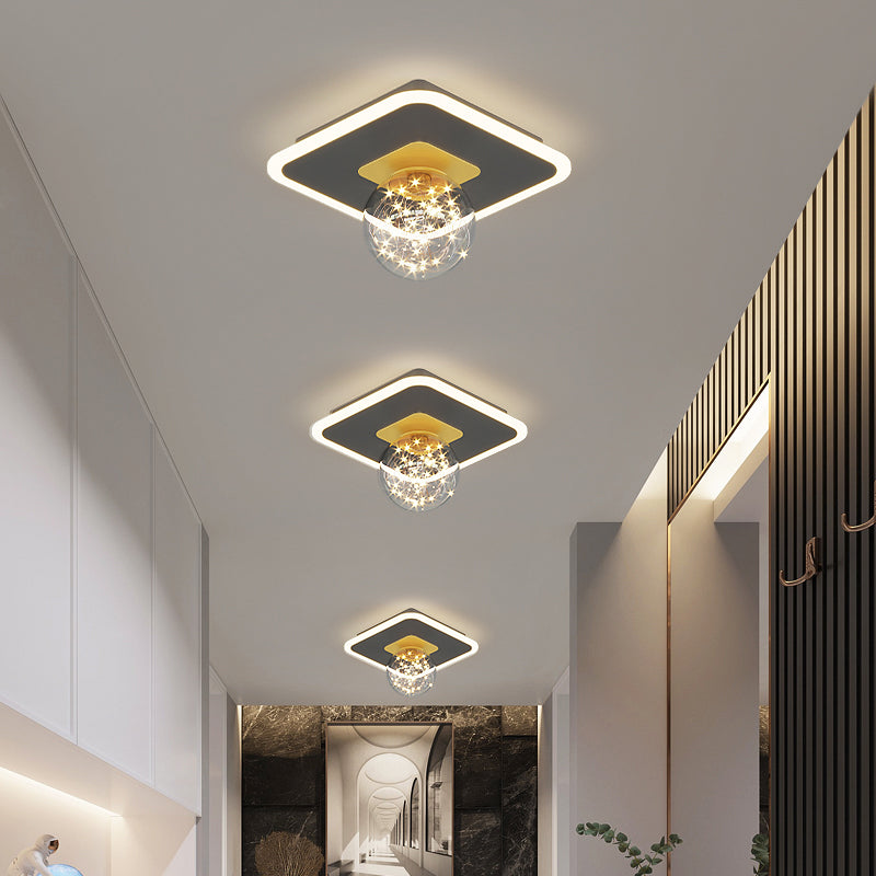 Lampe encastrée moderne à 2 têtes, plafonnier LED Gypsophila pour chambre à coucher