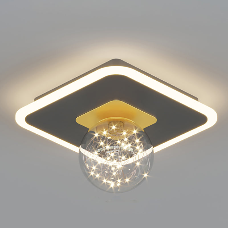 Lampe encastrée moderne à 2 têtes, plafonnier LED Gypsophila pour chambre à coucher