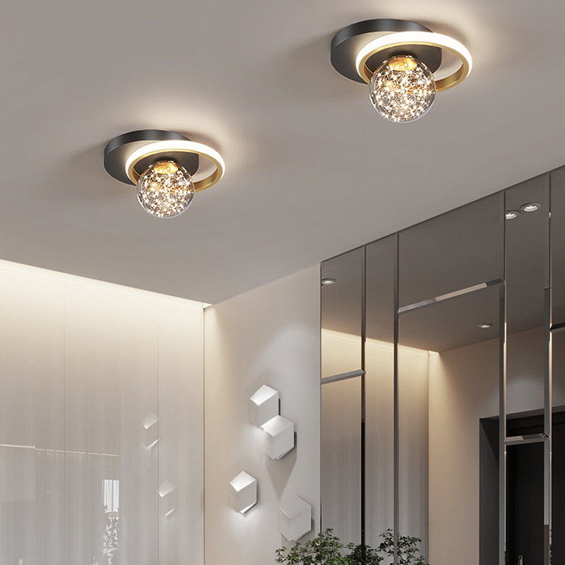 Lampe encastrée moderne à 2 têtes, plafonnier LED Gypsophila pour chambre à coucher
