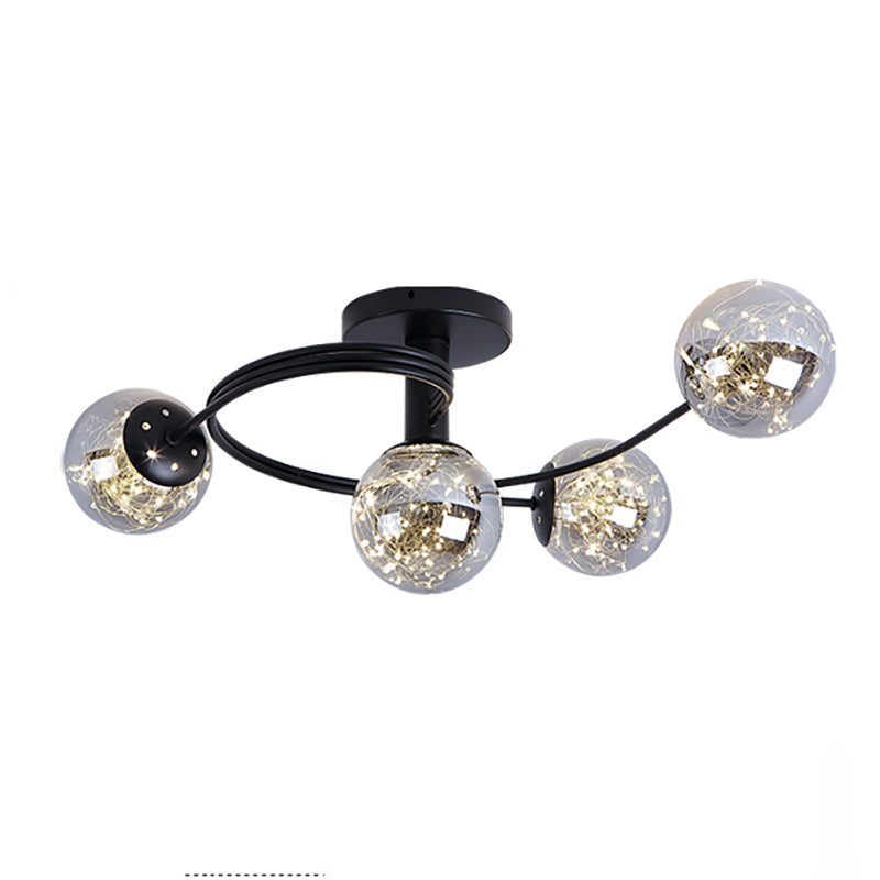 Creatieve Sputnik inbouwlamp moderne slaapkamer woonkamer plafondlamp
