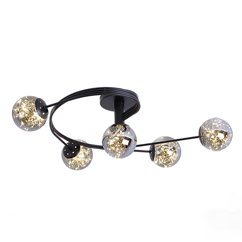Creatieve Sputnik inbouwlamp moderne slaapkamer woonkamer plafondlamp