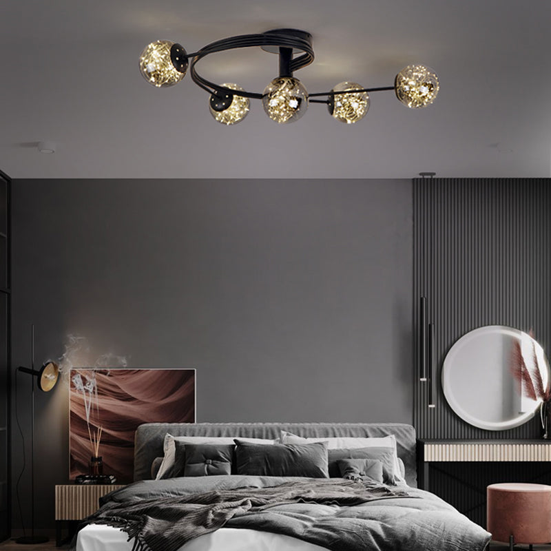 Creatieve Sputnik inbouwlamp moderne slaapkamer woonkamer plafondlamp
