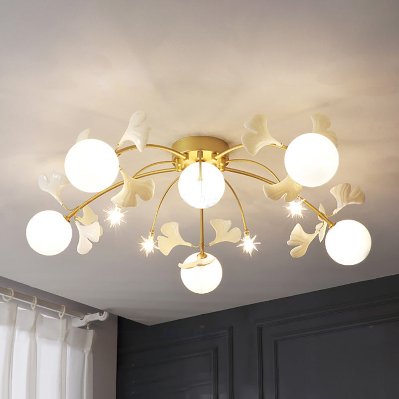 Starburst LED Ceiling Light Modern Style Flush Mount Light for Bedroom Drawing Room