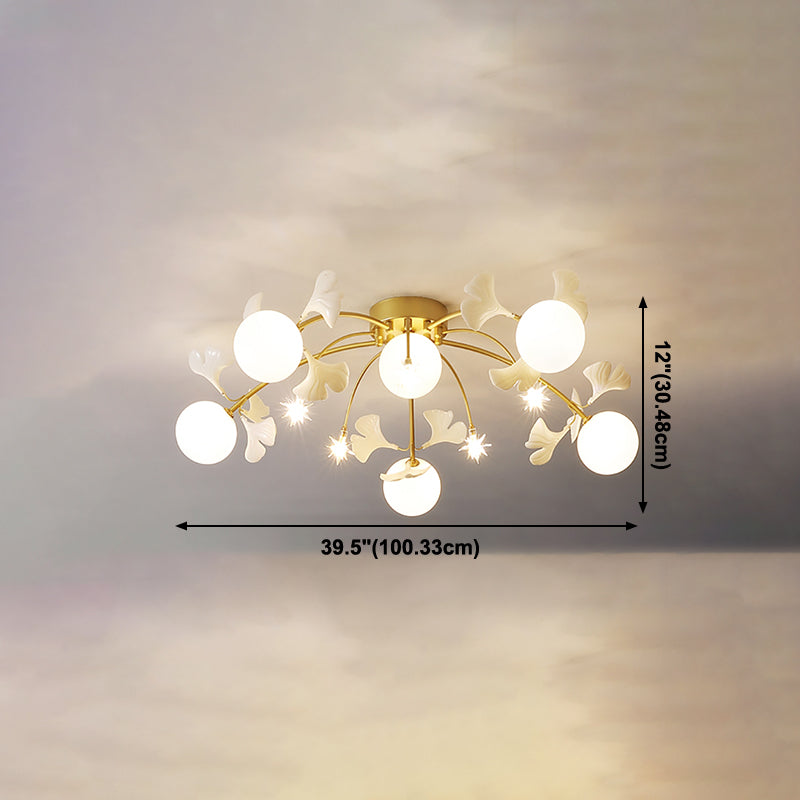 Starburst LED Ceiling Light Modern Style Flush Mount Light for Bedroom Drawing Room