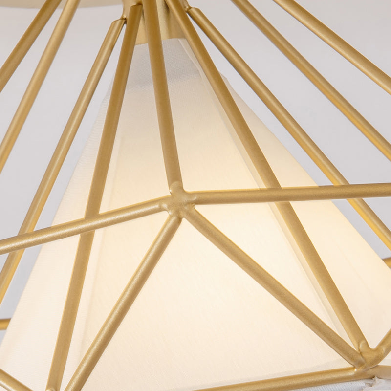 Modern Sputnik Ceiling Light Glass Shade Flush Mount Light for Drawing Room Living Room