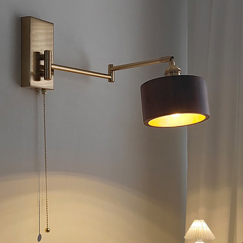 Application murale réglable de style japonais Un luminaire mural mural pour le salon