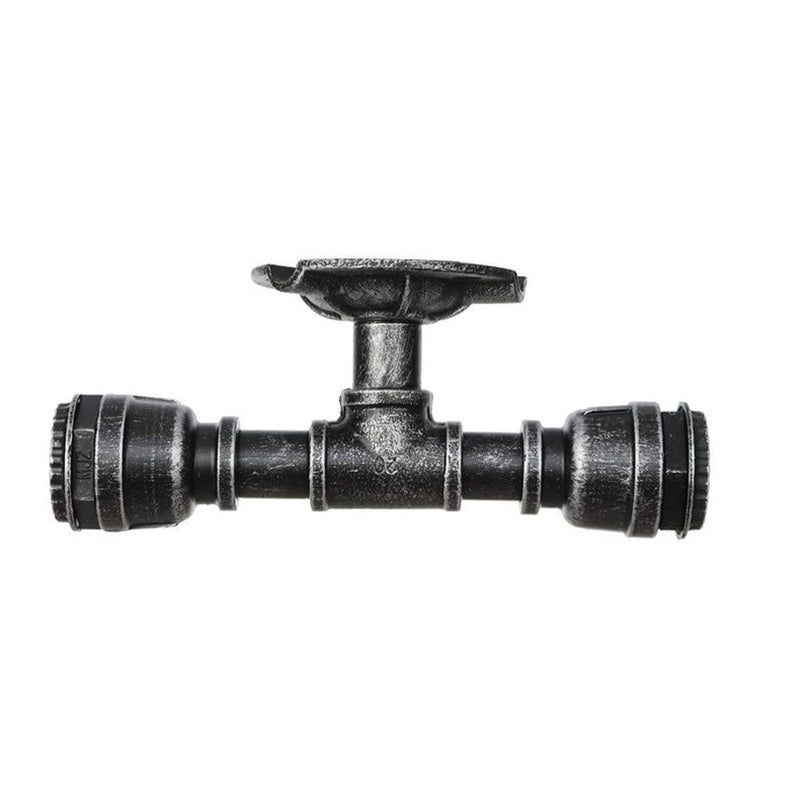 2 Head Metal Water Pipe Shade Wall Lighting Industrial Style Wall Mounted Light Fixture