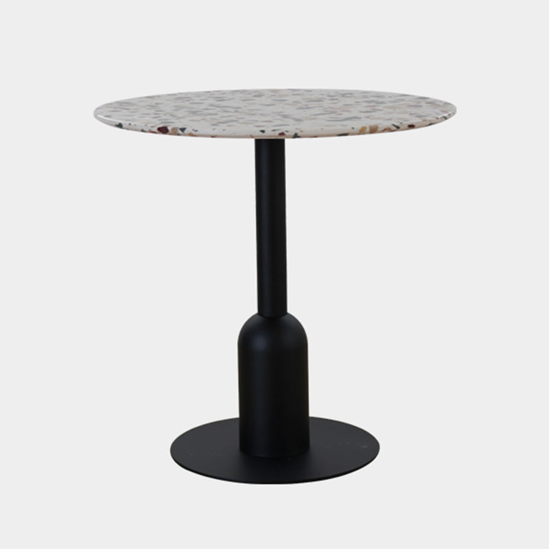 Metal Contemporary Dining Table Concrete Top Table for Dining Room