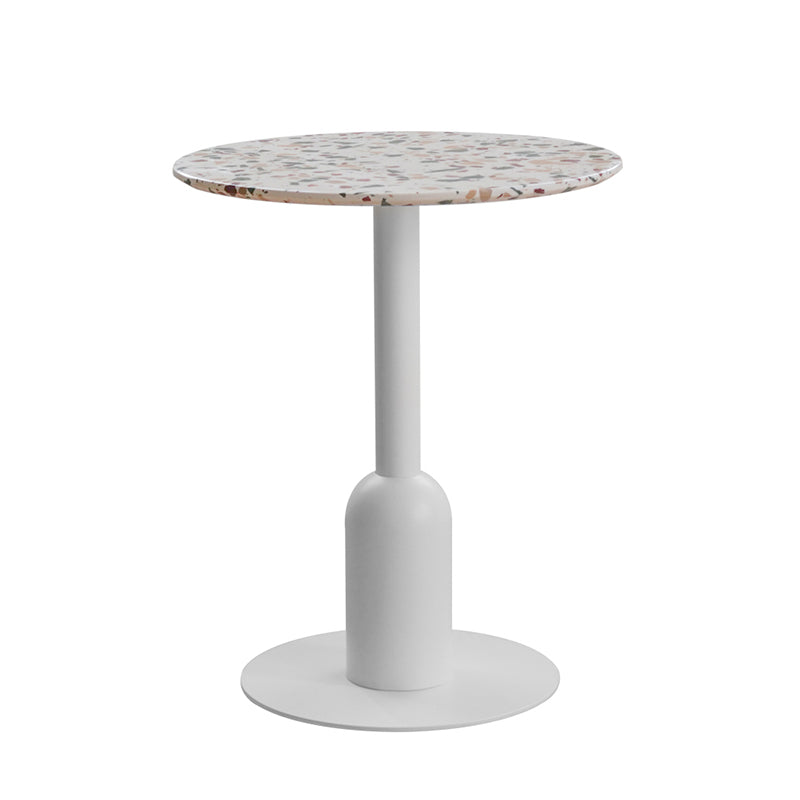 Metal Contemporary Dining Table Concrete Top Table for Dining Room