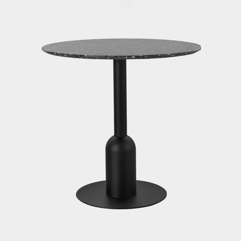 Metal Contemporary Dining Table Concrete Top Table for Dining Room