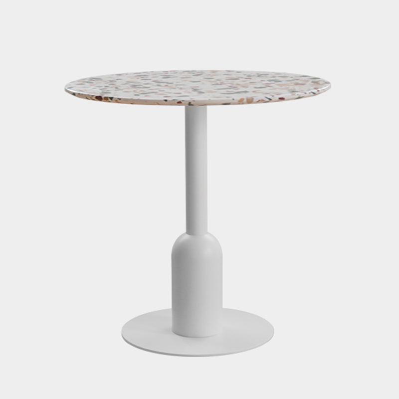 Metal Contemporary Dining Table Concrete Top Table for Dining Room