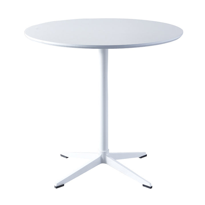 Mesa de comedor redonda contemporánea de metal mesa de madera para comedor y cocina