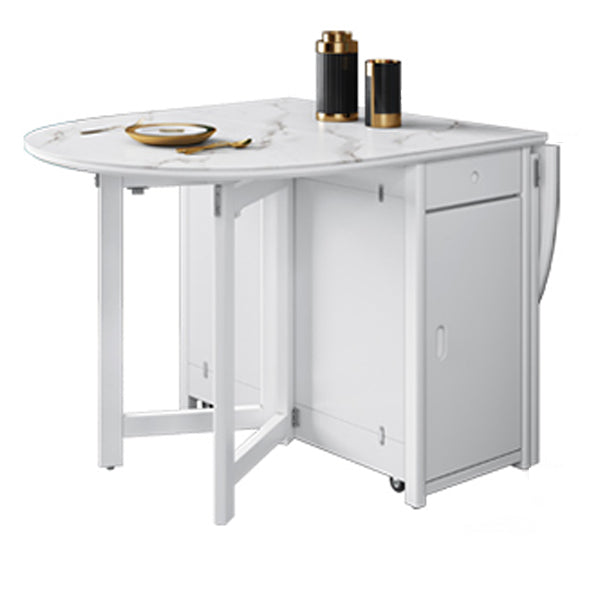 Midden-eeuwse moderne eetkamer tafel rubberwood massieve houten tafel met 4 poten
