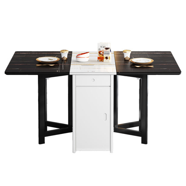 Midden-eeuwse moderne eetkamer tafel rubberwood massieve houten tafel met 4 poten