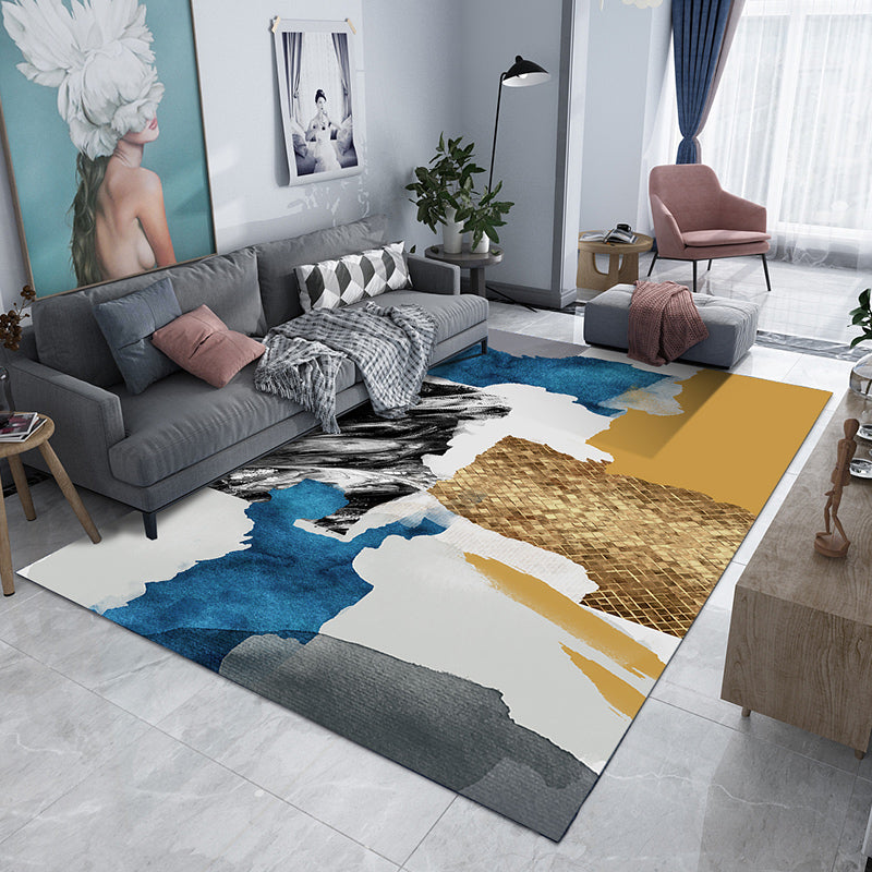 Stylish Abstract Pattern Indoor Rug Novelty Carpet Stain Resistant Area Carpet for Living Room