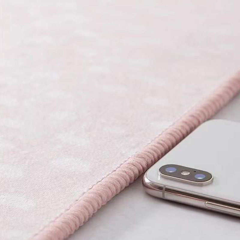 Runder nordischer Innenteppich moderner Morandi Farbe Polyester Fleckenresistent Fläche Teppich für Wohnzimmer