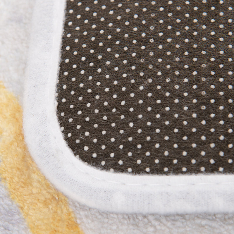 Alfombra moderna de la alfombra gris área de impresión geométrica alfombra de poliéster alfombra resistente a la mancha para decoración del hogar