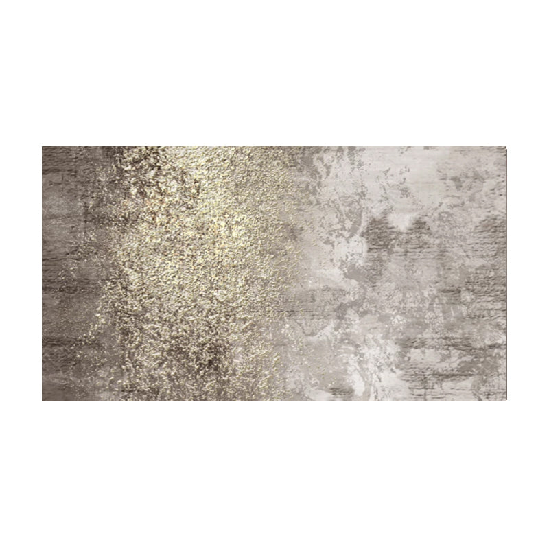 Stylish Modern Rug Grey Polyester Area Rug Geometric Pattern Non-Slip Backing Rug for Bedroom