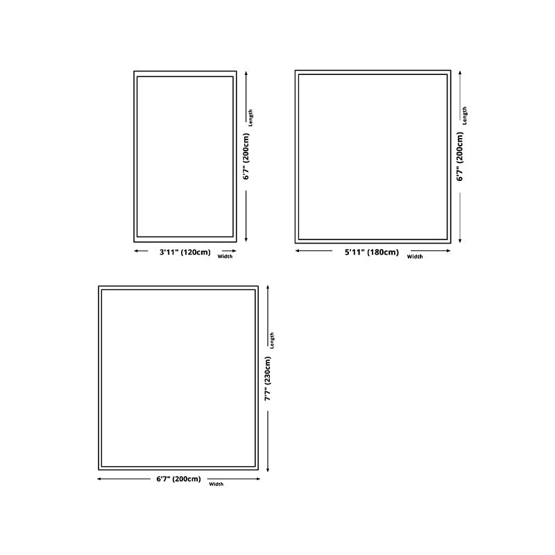 Salle du salon moderne Tapis à rayures Modèle Polyester Tapis Tapis de support sans glissement Tapis