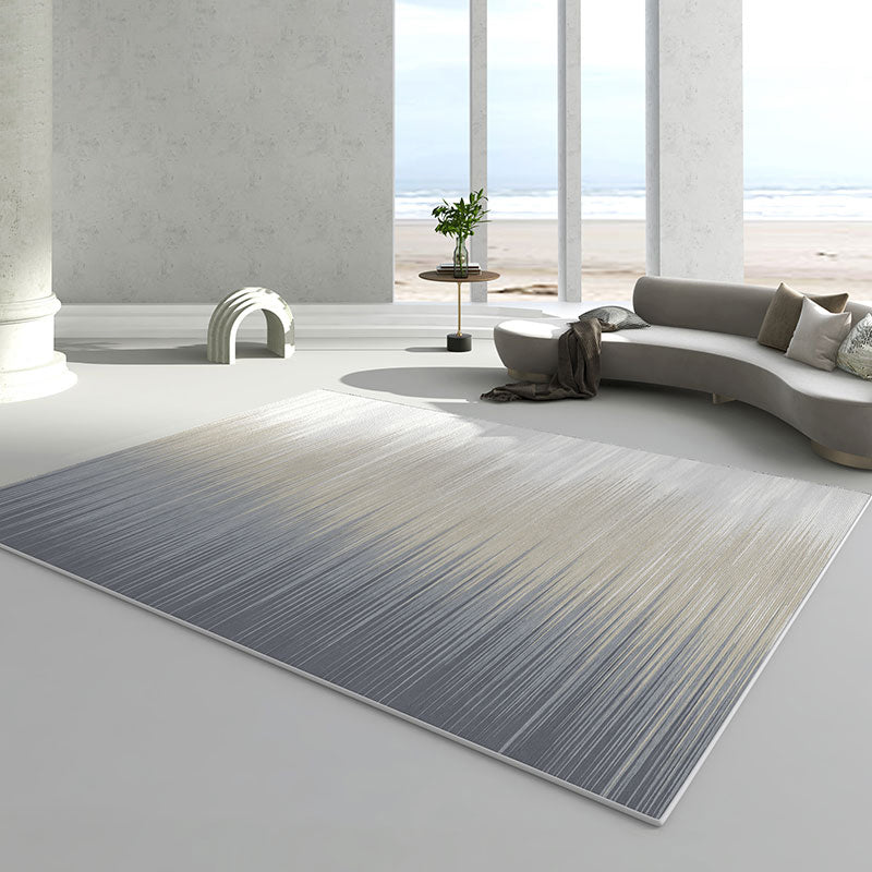 Industrial Grey Tone Area Teppich Aquarell Teppich-Polyester-Innenteppich mit Rutschtraining