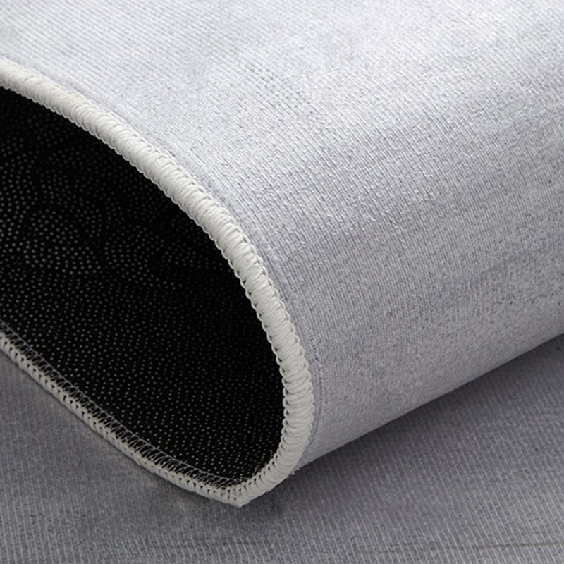Industrial Grey Tone Area Teppich Aquarell Teppich-Polyester-Innenteppich mit Rutschtraining