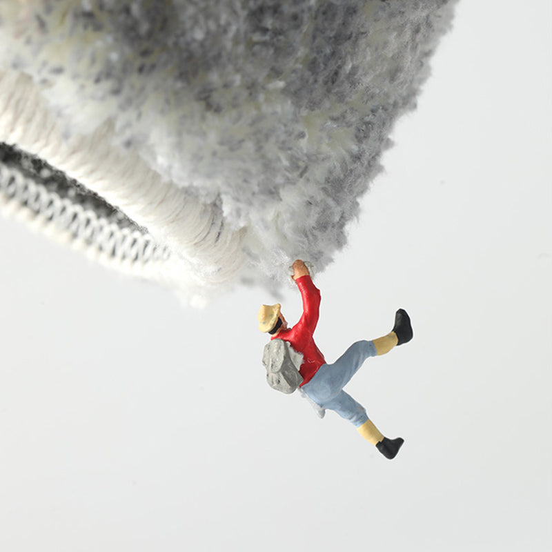 Beige Living Room Area Rug Color Block Polyester Area Carpet Non-Slip Backing Area Rug