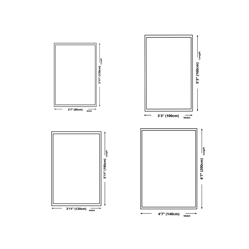 Rapis moderne moderne Modèle de piste polyester Polyester Tapis Tacon résistant aux taches pour la décoration intérieure