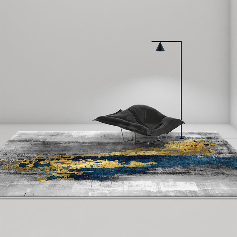 Alfombra industrial de la acuarela alfombra casual alfombra lavable con motos para decoración del hogar