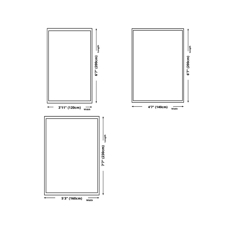 Tappeto moderno del tappeto area di colore del salotto in poliestere tappeto anti-slip easy care tappeto
