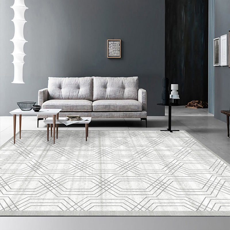 Alfombra de área en negrita alfombra de estampado de estampado moderno alfombra interior lavable de poliéster con respaldo sin deslizamiento