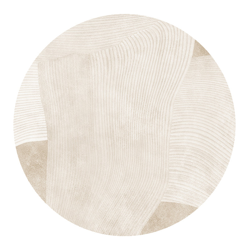 Tapis de rayures de tapis moderne beige tapis lavable antidérapant un tapis lavable antidérapant pour décoration intérieure
