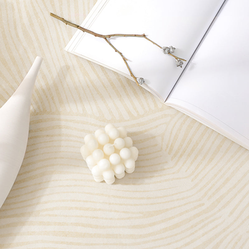 Tapis de rayures de tapis moderne beige tapis lavable antidérapant un tapis lavable antidérapant pour décoration intérieure