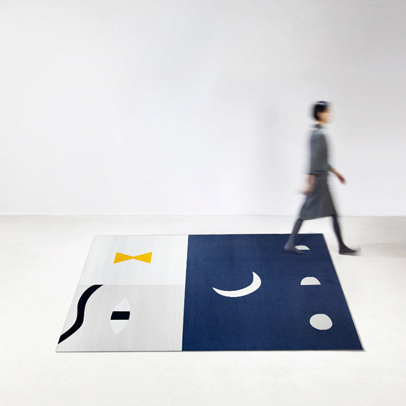 Loda alfombra de alfombra moderna de alfombra moderia alfombra de alfombra de área de poliéster para decoración del hogar