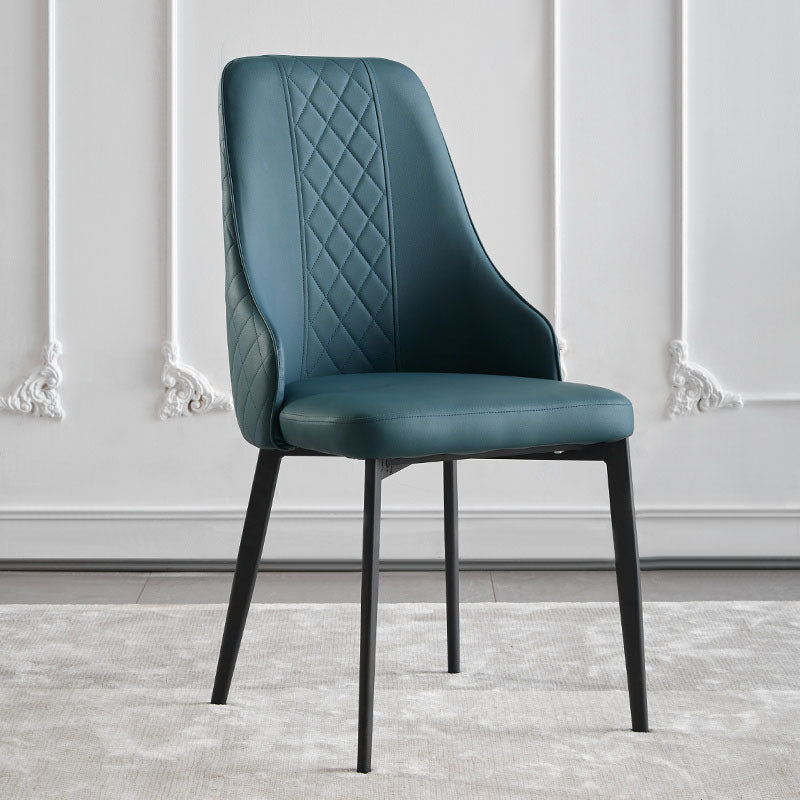 Hedendaagse stijl Parsons Dining zijstoelen gestoffeerde armloze eetkamerstoelen