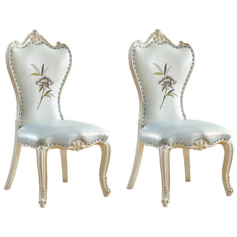 Chaises latérales de style victorien chaise latéral sans bras pour usage à domicile