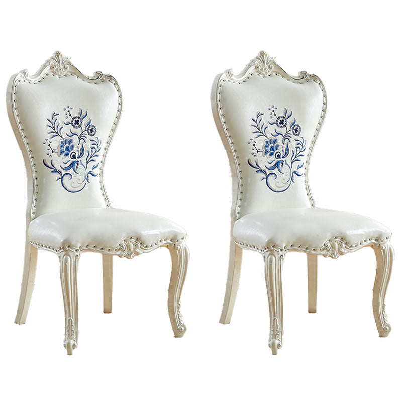 Chaises latérales de style victorien chaise latéral sans bras pour usage à domicile