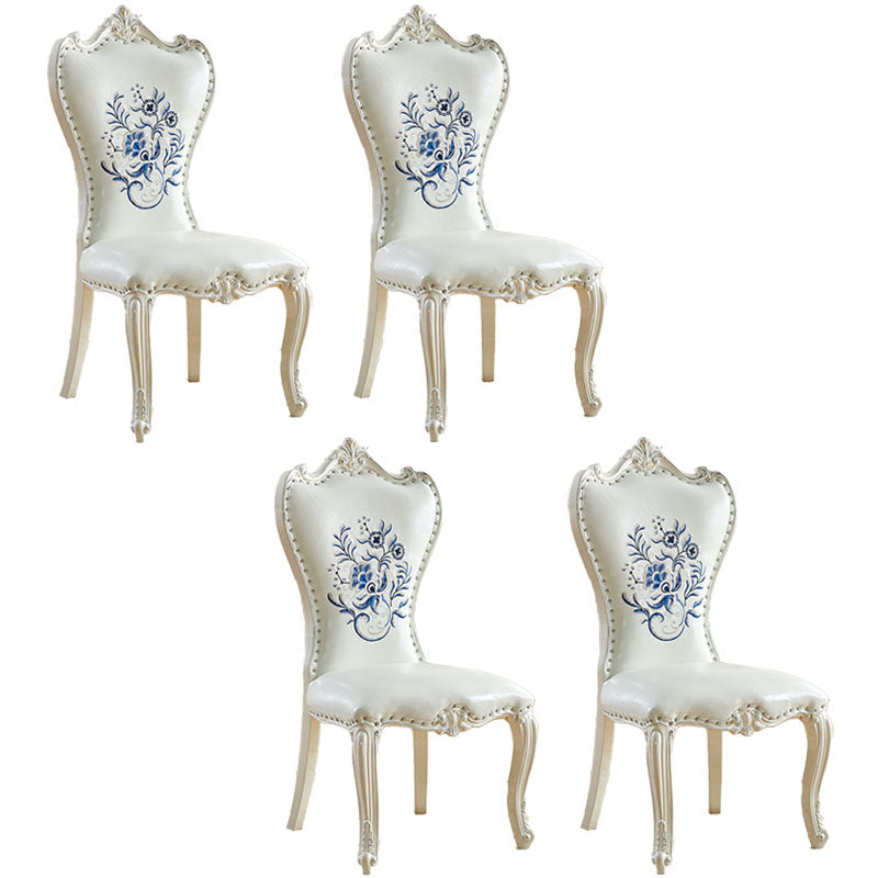 Chaises latérales de style victorien chaise latéral sans bras pour usage à domicile