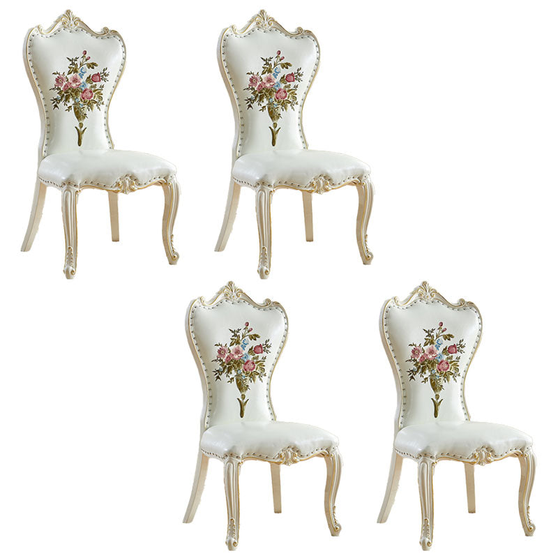 Chaises latérales de style victorien chaise latéral sans bras pour usage à domicile