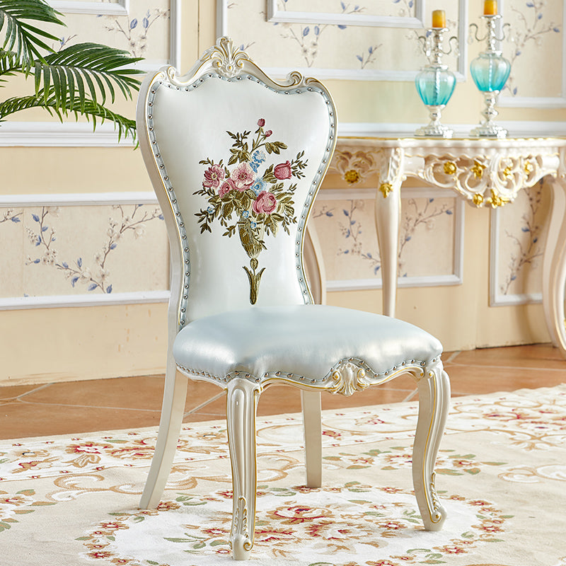 Chaises latérales de style victorien chaise latéral sans bras pour usage à domicile