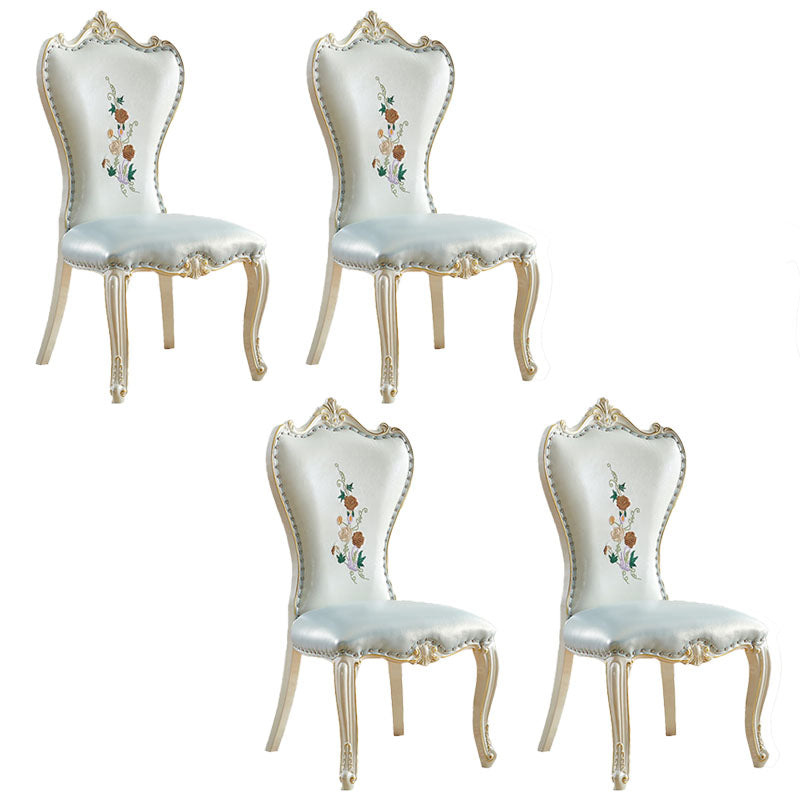 Chaises latérales de style victorien chaise latéral sans bras pour usage à domicile