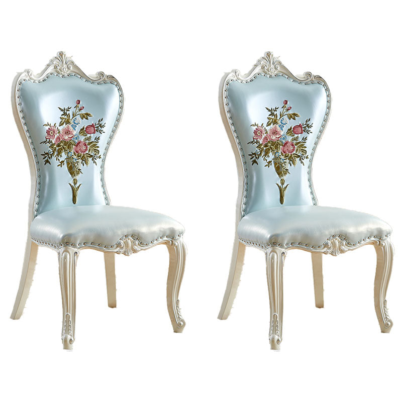 Chaises latérales de style victorien chaise latéral sans bras pour usage à domicile