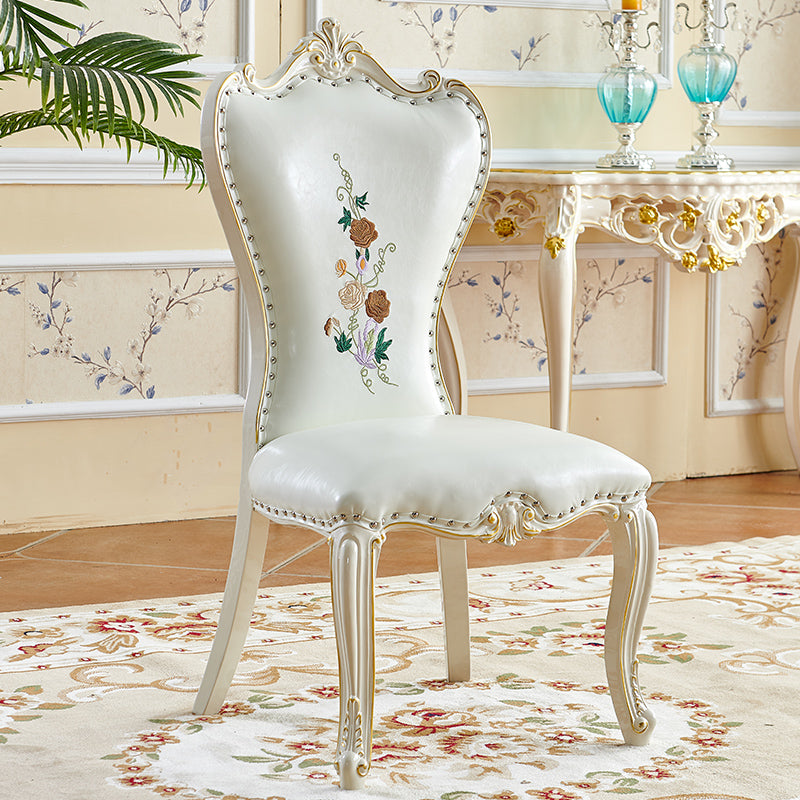 Chaises latérales de style victorien chaise latéral sans bras pour usage à domicile