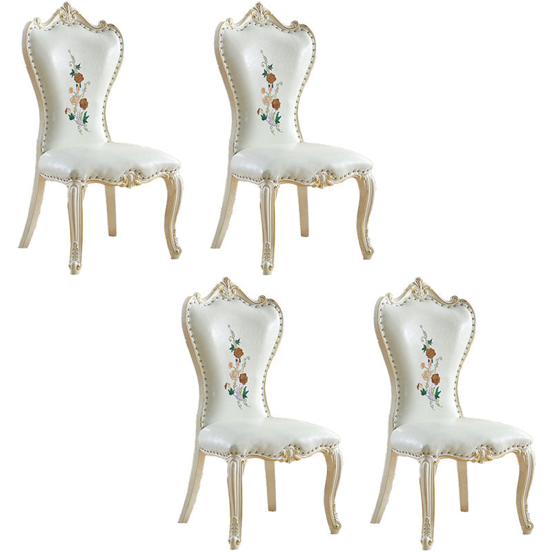 Chaises latérales de style victorien chaise latéral sans bras pour usage à domicile