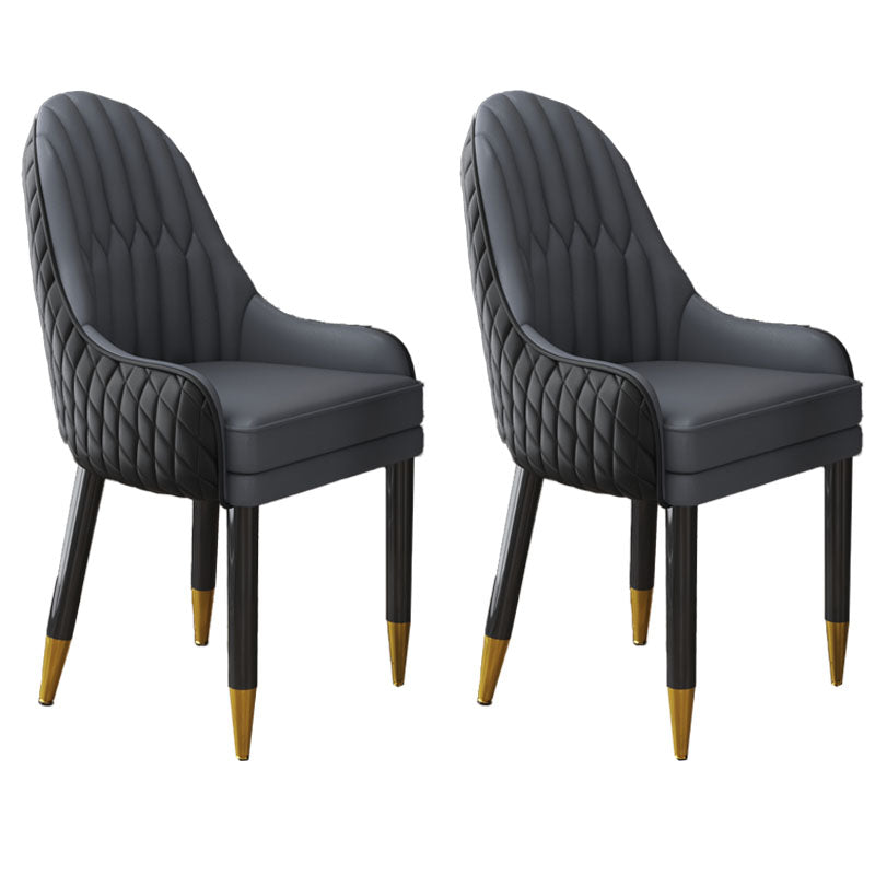 Sillón interior escandinavo tapizado con respaldo Parsons, silla de comedor de madera