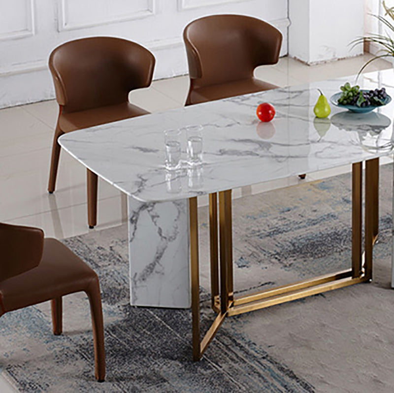 Silla auxiliar de comedor de metal de estilo contemporáneo, sillas laterales sin brazos para cocina