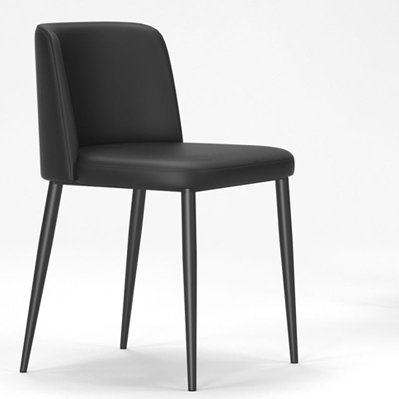 Silla lateral casera tapizada estilo diseñador acabado mate Parsons silla de comedor individual