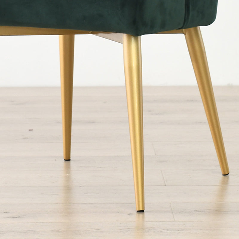 Silla sin brazos de comedor de estilo nórdico, silla lateral de comedor de tela tapizada para uso doméstico